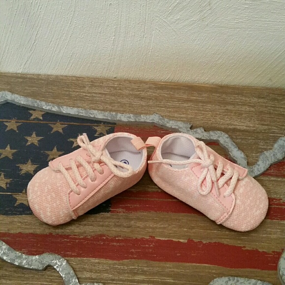 NWOT, myggpp pink & white  lace up shoes, 3 - Picture 8 of 8